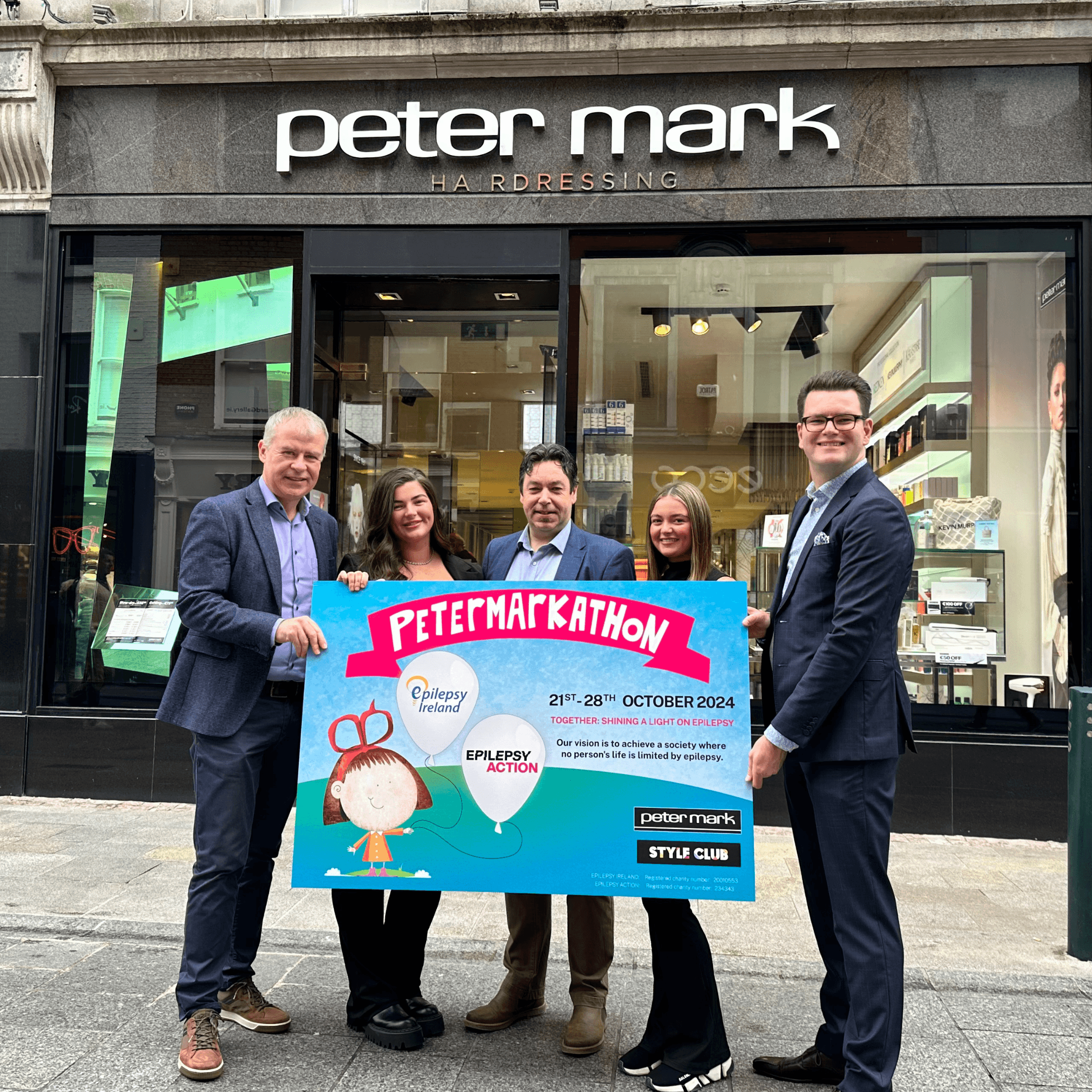 peter mark charity partner Epilepsy Ireland